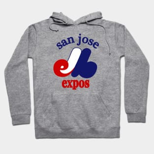 Defunct San Jose Expos Baseball 1982 Hoodie